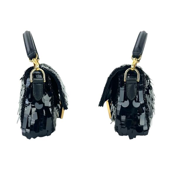 Fendi Sequin Mini Baguette Two-Way Bag - Picture 5 of 9